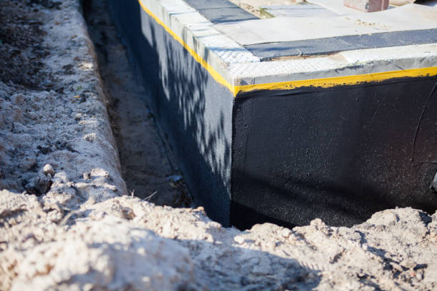 Residential Vapor Barrier Installation installation at a Kendall, NY home by SJ Waterproofing Pros